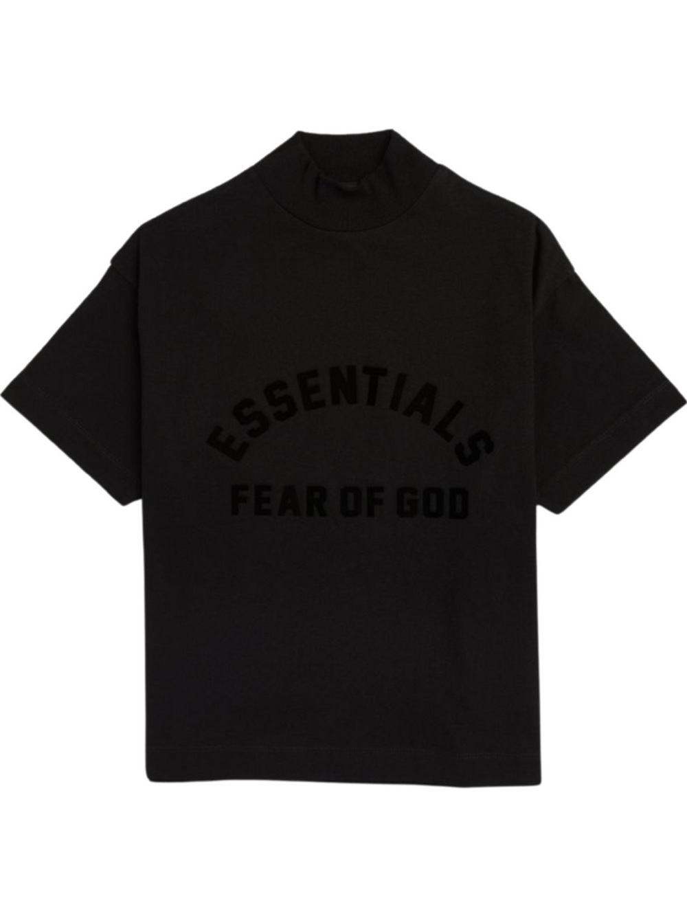 Essentials Kids Black Bonded Heavy Jersey T-Shirt Black Collection NWOT Size 8